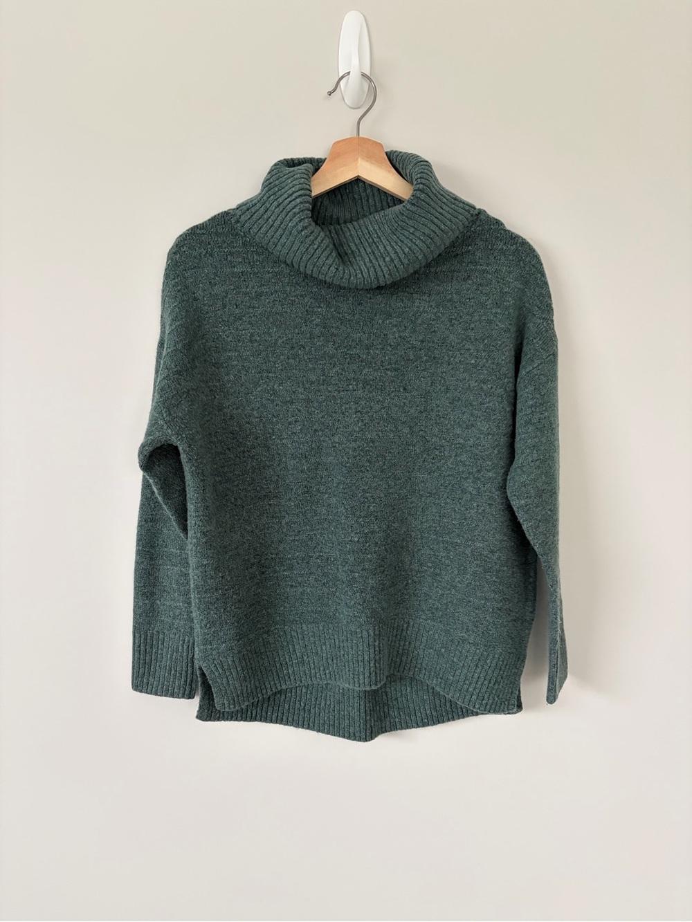 Old Navy Soft Green Turtleneck Sweater